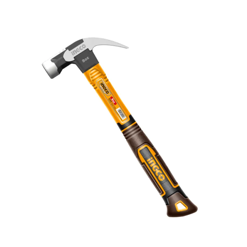 Ingco Claw Hammer 220g with Fiberglass Handle