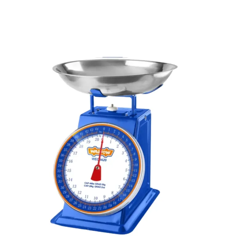 Wadfow 20kg Mechanical Spring Kitchen Scale with Stainless Steel Bowl