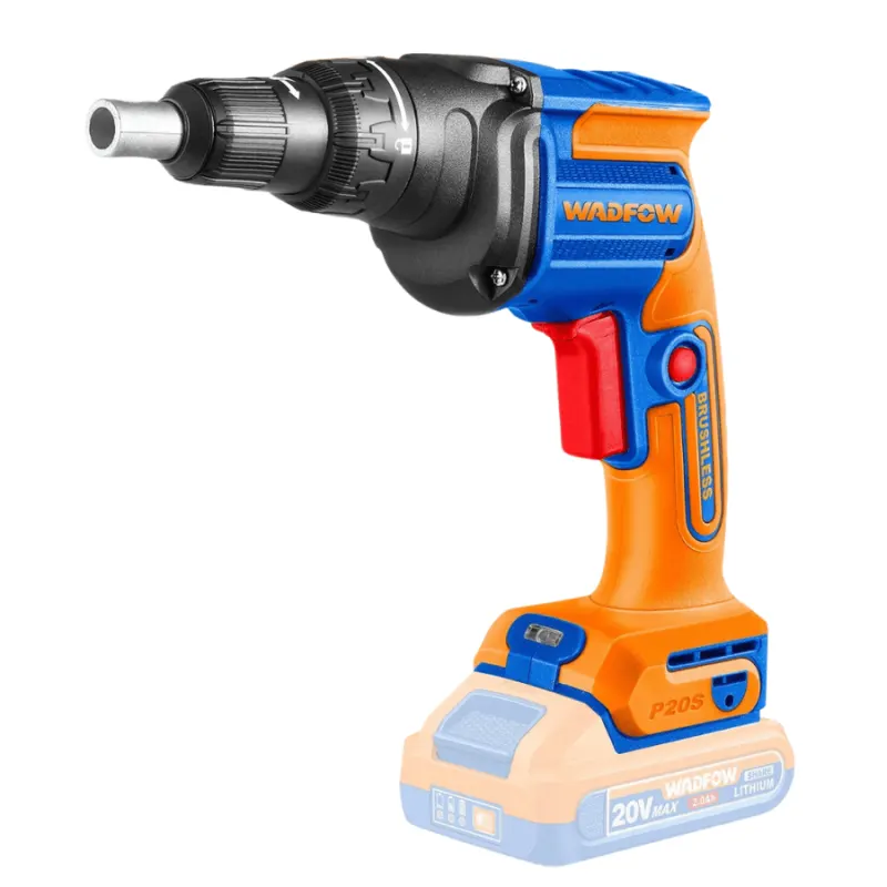 Wadfow 20V Cordless Drywall Screwdriver With Battery And Charger