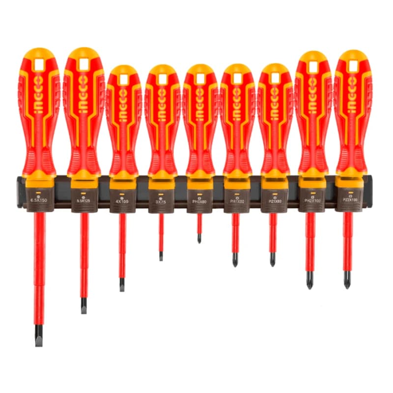 Ingco 9 PCS Insulated Screwdriver Set