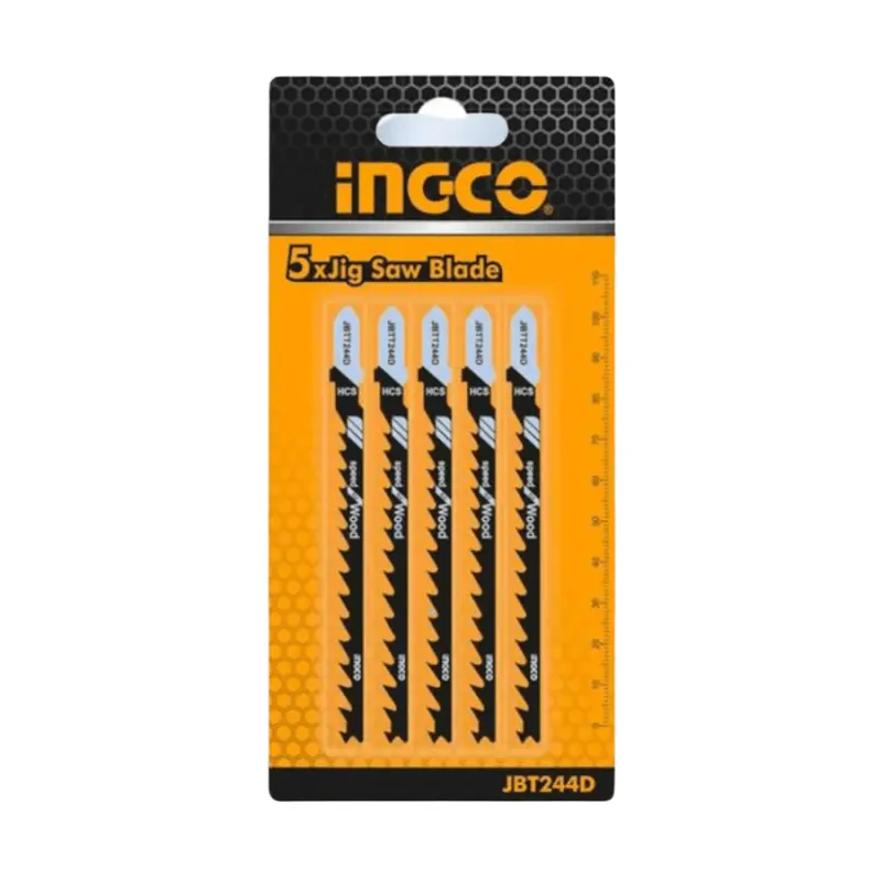 Ingco 5 Pieces Jigsaw Blade for Wood