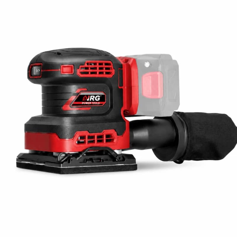 NRG 20V Brushless Cordless Sander 110×100mm Zero Version