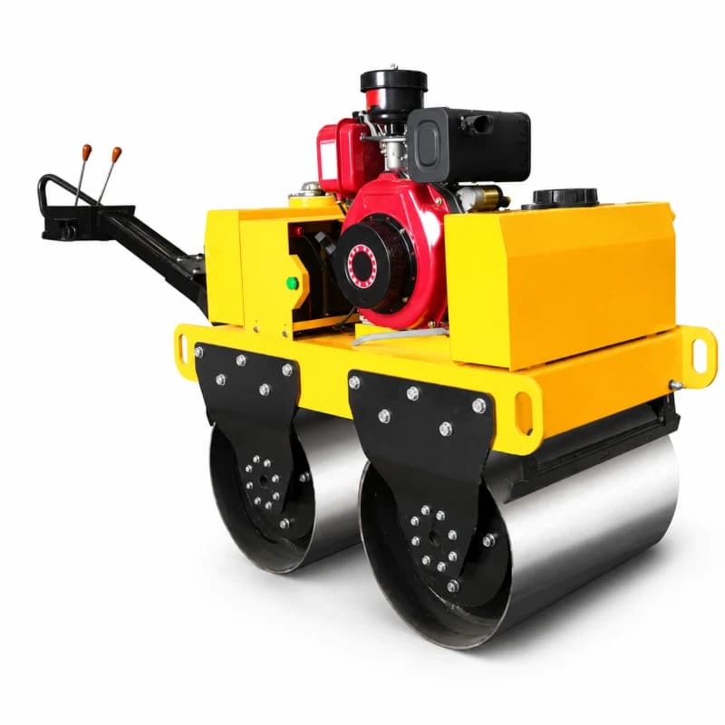 NRG NRG 600kg Double-Drum Walk-Behind Vibratory Roller with 10HP Diesel Engine