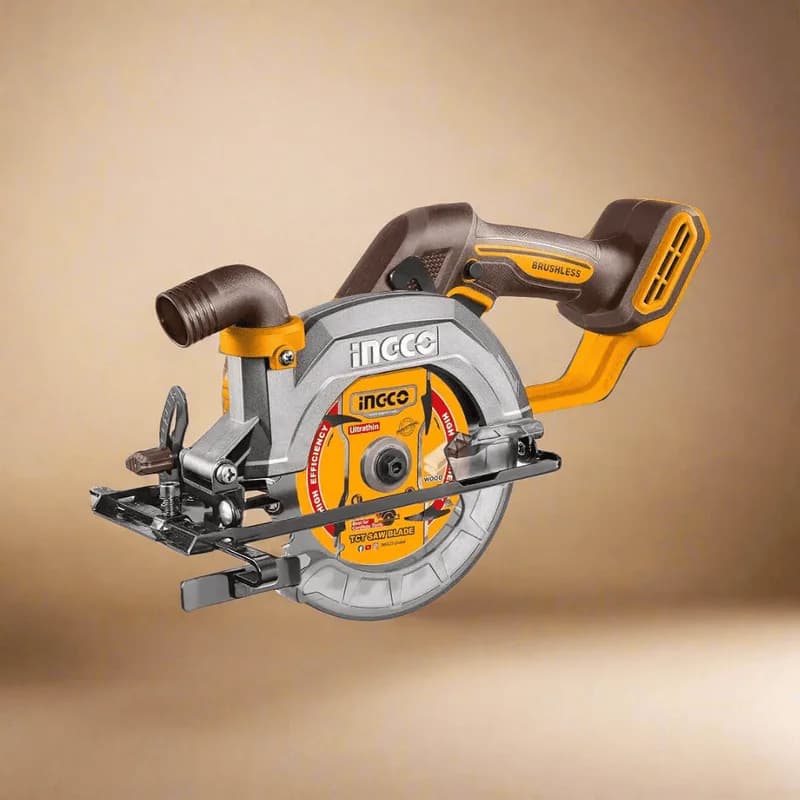 Ingco 5″ Cordless Lithium Ion Circular Saw 20V with Brushless Motor
