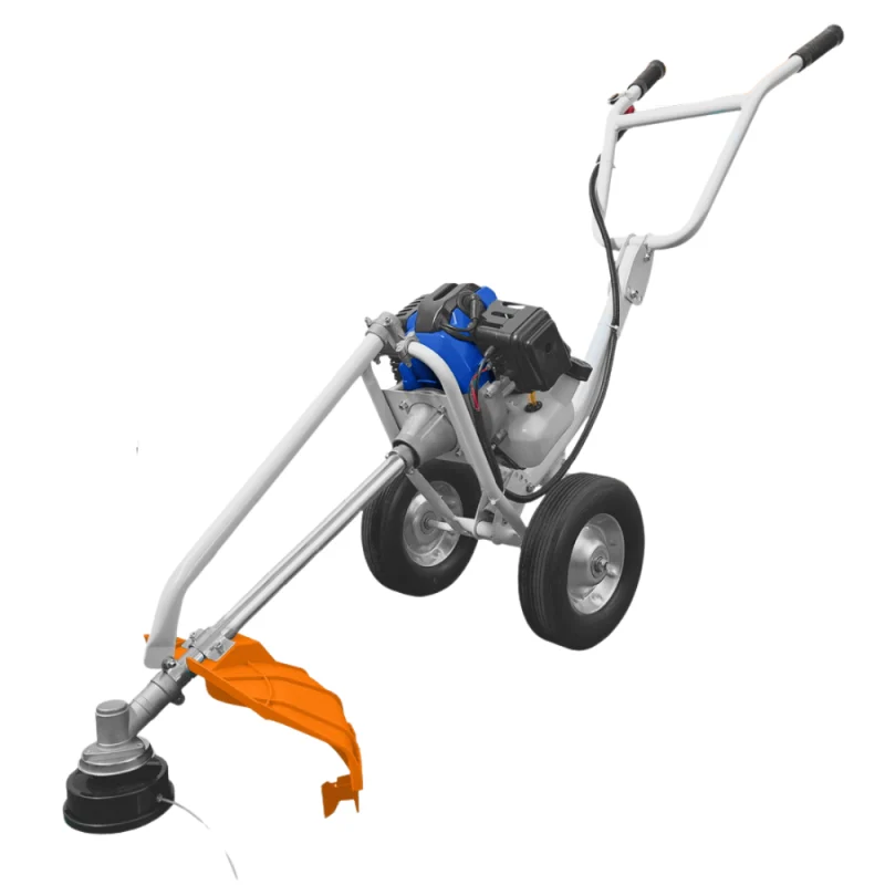 Wadfow 1.4kW Hand Push Gasoline Grass Trimmer And Bush Cutter