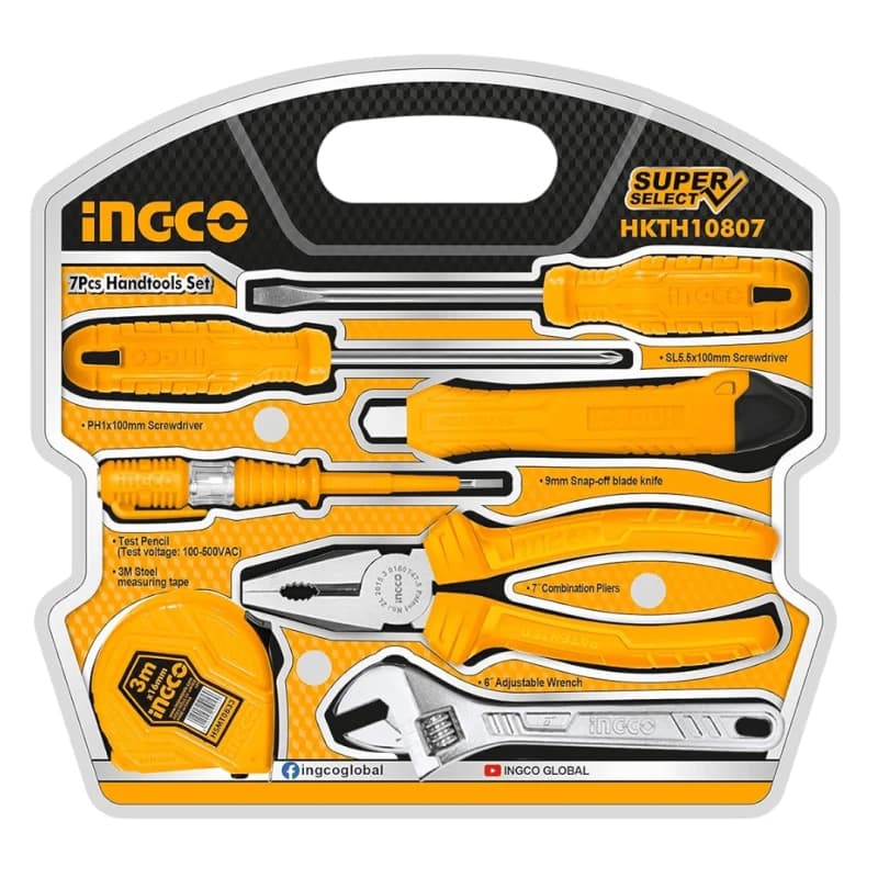 Ingco 7-Piece Hand Tool Set